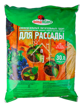 Грунт bonaAGRO для Рассады питательный (30л) 238x286 в Материке