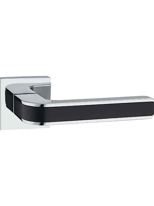 Ручка дверная LOCKIT РИКО КВ A1549Е (PC/Black), хром/черный, (уп=2шт) 495x660 Ручка дверная LOCKIT РИКО КВ A1549Е (PC/Black), хром/черный, (уп=2шт) 495x660 в Материке