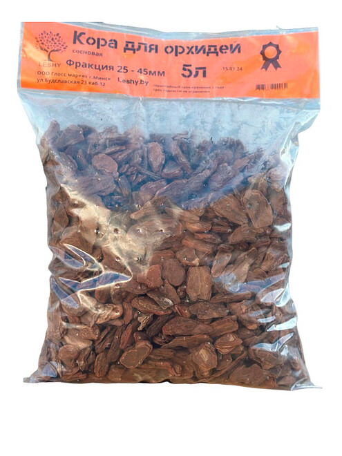 Кора для орхидей 25-45мм (5л) 495x660 Кора для орхидей 25-45мм (5л) 495x660 в Материке