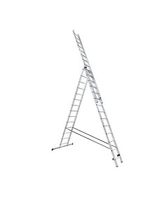 Лестница универсальная LadderBel алюмин. 3-секционная 14 ступ. LS314