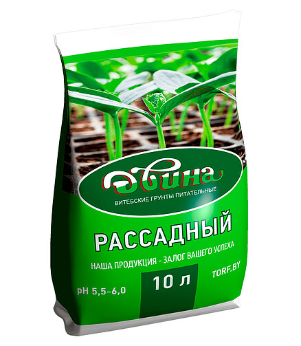 Грунт Двина Рассадный питательный (10л) 438x503 в Материке