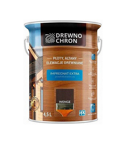 Пропитка DREWNOCHRON IMPREGNAT EXTRA венге, 4,5л 438x503 в Материке