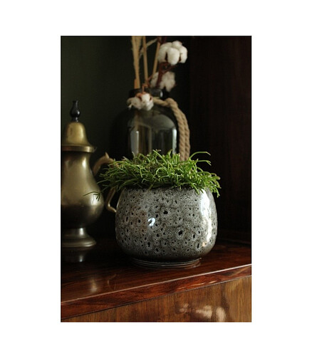 Горшок VINTAGE (17*13см) керамика серый арт.05.343.17 438x503 в Материке - Вариант 2