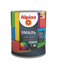 Эмаль Alpina алкидн. шелк/матовая База1 универ. 0,75л