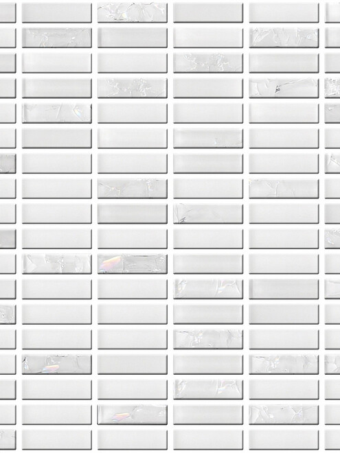 Мозаика стеклянная MIDAS FORMOSA 30х30см цвет белый 495x660 Мозаика стеклянная MIDAS FORMOSA 30х30см цвет белый 495x660 в Материке