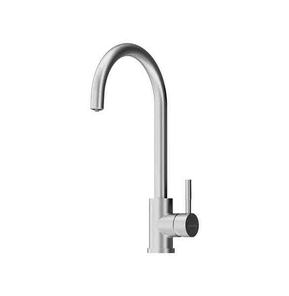 Смеситель MERKUR 400721400 / DX710730000 (для кухни) на две воды, нерж.сталь 586x674 Смеситель MERKUR 400721400 / DX710730000 (для кухни) на две воды, нерж.сталь 586x674 в Материке