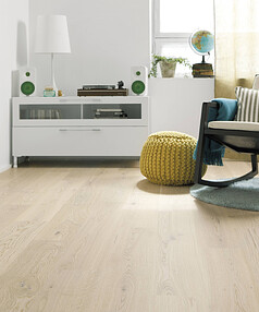 Паркет FOCUS FLOOR_KARELIA PROMO ДУБ CRYSTAL WHITE MATT 1-Strip