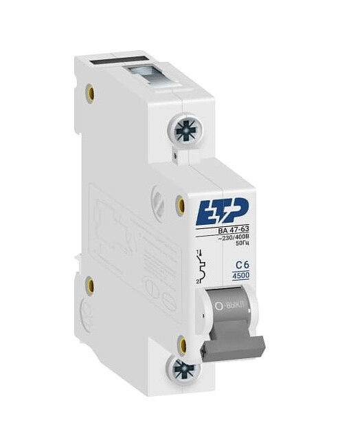 Выключатель автоматический ETP 1П 6А 495x660 Выключатель автоматический ETP 1П 6А 495x660 в Материке