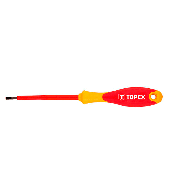 Отвертка диэлектр. TOPEX SL3х100мм 586x674 Отвертка диэлектр. TOPEX SL3х100мм 586x674 в Материке