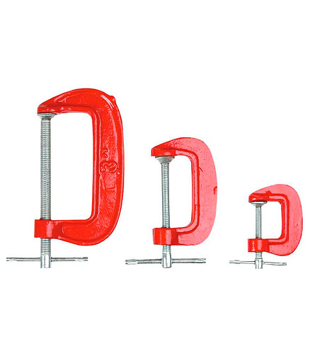 Набор струбцин тип G TOP TOOLS 25/50/75мм 3пр. 438x503 в Материке