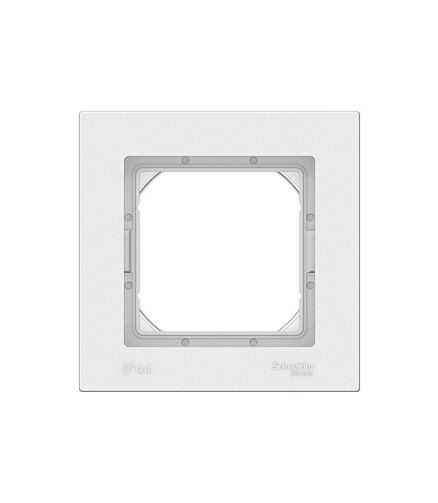 Рамка IP44 SE ATLAS Design ATN440101 1мест. белый 438x503 в Материке