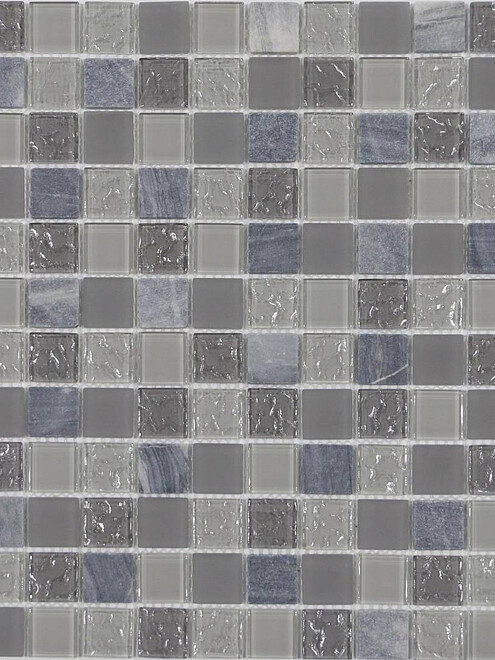 Мозаика стеклянная MosaicStory NATURELLE 29,8х29,8см цвет серый 495x660 Мозаика стеклянная MosaicStory NATURELLE 29,8х29,8см цвет серый 495x660 в Материке