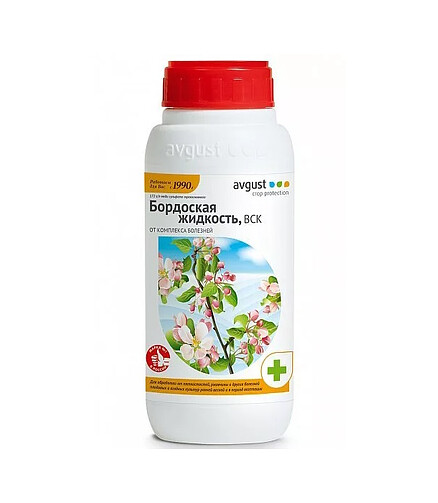 Бордоская жидкость AVGUST фунгицид (500г) 438x503 в Материке