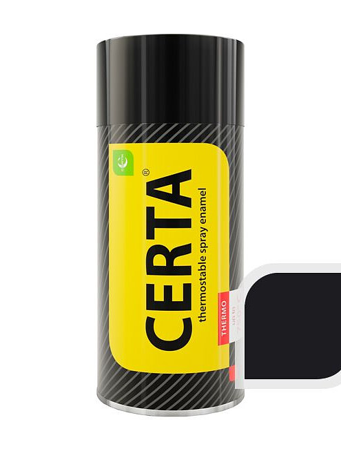 Эмаль аэроз. CERTA термостойкая черная (800С), 520мл 495x660 Эмаль аэроз. CERTA термостойкая черная (800С), 520мл 495x660 в Материке