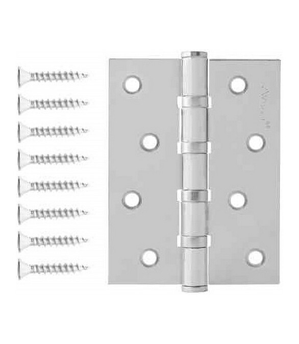 Петля дверная врезная универсальная AVERS 100*75*2,5-B4-CR, хром (уп=2шт) 586x674 Петля дверная врезная универсальная AVERS 100*75*2,5-B4-CR, хром (уп=2шт) 586x674 в Материке