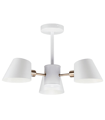 Люстра IMEX MD.9130-3-S WH+AB 60W/E14 438x503 в Материке