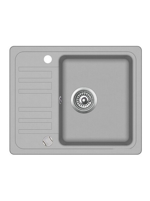Мойка NOTUS SQ102-220AW 576х460мм гранит-аргент с вып.полуавтомат 495x660 Мойка NOTUS SQ102-220AW 576х460мм гранит-аргент с вып.полуавтомат 495x660 в Материке