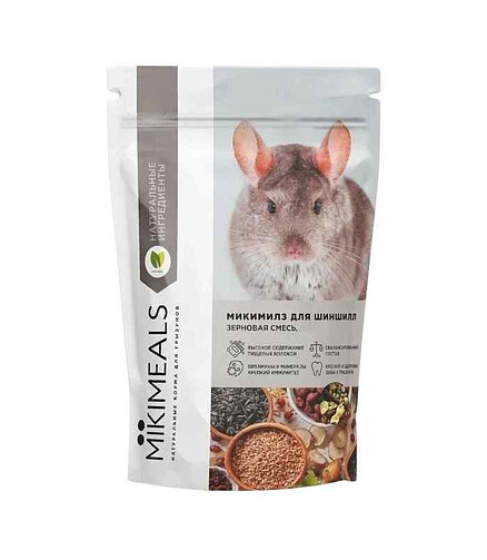 Корм для шиншилл MIKIMEALS (800г) 438x503 в Материке
