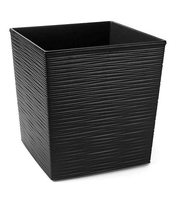 Кашпо JUKA DLUTO с вкладышем (30x30см) пластик черный LA600-04 586x674 Кашпо JUKA DLUTO с вкладышем (30x30см) пластик черный LA600-04 586x674 в Материке