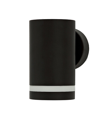 Светильник настенный Imex IL.0014.0018-BK 12W/GX53/IP44 черн. 438x503 в Материке