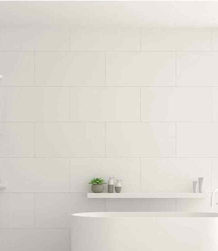 Плитка Spolo Ceramic PLAIN 30х60см 0,9м2 цвет white matt 438x503 в Материке