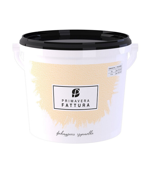 Грунтовка PRIMAVERA Fattura фактурная белая, 1,3кг 586x674 Грунтовка PRIMAVERA Fattura фактурная белая, 1,3кг 586x674 в Материке