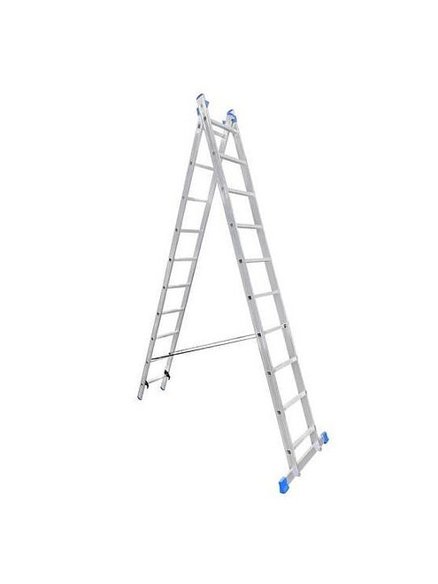 Лестница универсальная LadderBel алюмин. 2- секционная 10-ступ. 2-х секц. LS210 495x660 Лестница универсальная LadderBel алюмин. 2- секционная 10-ступ. 2-х секц. LS210 495x660 в Материке