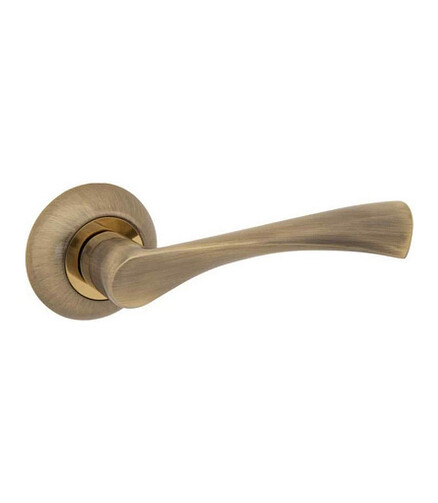 Ручка дверная Code Deco H-14023-A-AB, бронза (уп=2шт) 438x503 в Материке