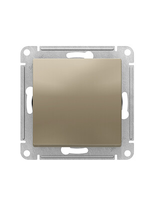 Выключатель прох. SE ATLAS Design ATN000561 1кл. шампань 238x286 в Материке