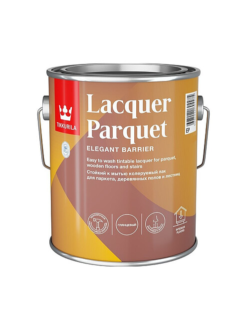 Лак Tikkurila LACQUER PARQUET паркетный полуматовый, 0,9л 495x660 Лак Tikkurila LACQUER PARQUET паркетный полуматовый, 0,9л 495x660 в Материке