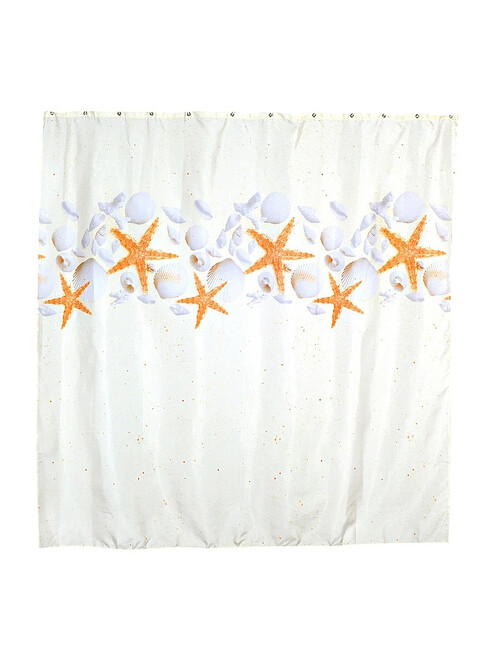 Штора для ванной комнаты STARS 631-24 180х180см тканевая 495x660 Штора для ванной комнаты STARS 631-24 180х180см тканевая 495x660 в Материке