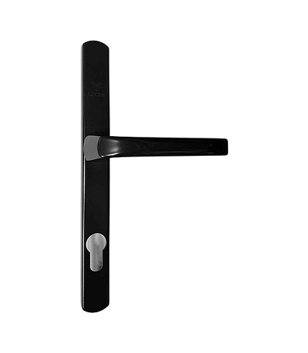 Ручка дверная на планке LOCKIT A25-85, коричневый (уп=2шт) 438x503 в Материке