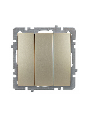 Выключатель TOURAN/THOR 24150466 3кл. золото 238x286 в Материке