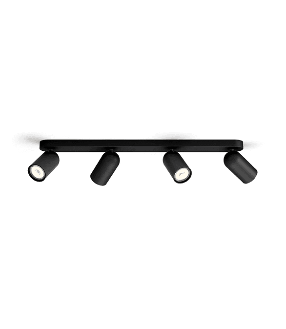 Светильник потолочный PHILIPS PONGEE 4xNW черн. 5,5W/GU10/IP20 586x674 Светильник потолочный PHILIPS PONGEE 4xNW черн. 5,5W/GU10/IP20 586x674 в Материке