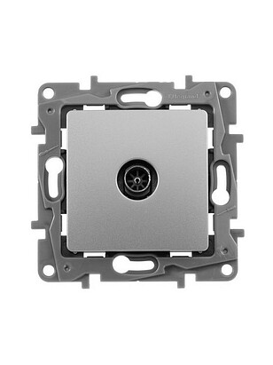 Розетка ТВ Legrand ETIKA 672451 алюмин. 238x286 в Материке