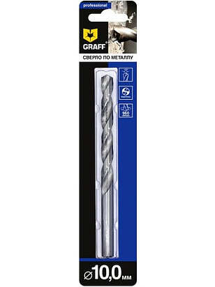 Сверло по металлу GRAFF 10,0мм 238x286 в Материке - Вариант 2
