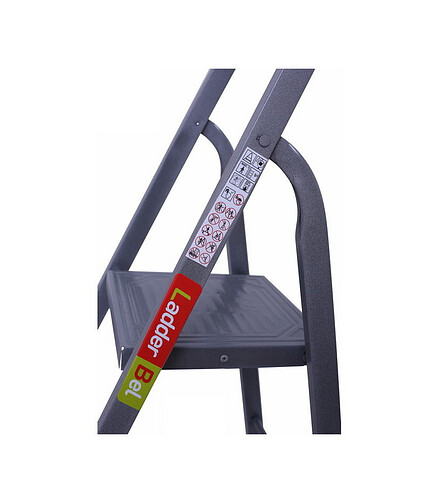 Лестница-стремянка LadderBel стальная 4-ступ. 438x503 в Материке - Вариант 2