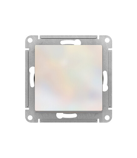 Выключатель прох. SE ATLAS Design ATN000461 1кл. жемчуг 438x503 в Материке