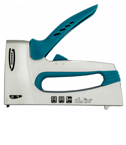 Степлер GROSS 41002 тип 13/53/300 6-16мм алюм. 438x503 в Материке