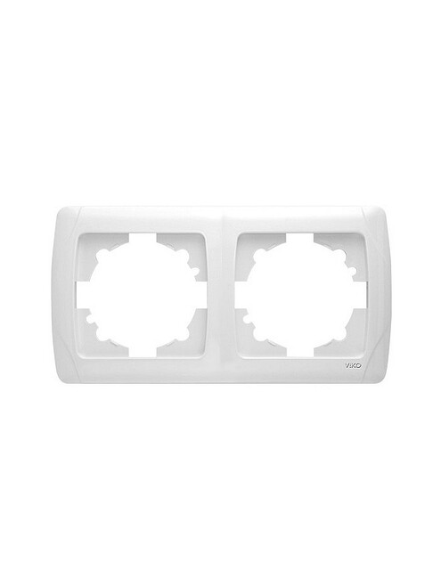 Рамка Viko CARMEN 90571102 2мест. белый 495x660 Рамка Viko CARMEN 90571102 2мест. белый 495x660 в Материке