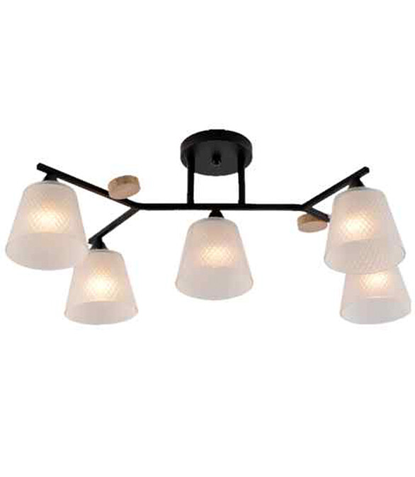 Светильник потолочный MH-1502/5 BK+WOOD 586x674 Светильник потолочный MH-1502/5 BK+WOOD 586x674 в Материке