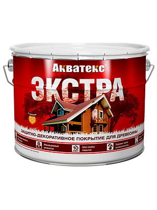 Антисептик АКВАТЕКС ЭКСТРА Рогнеда красное дерево, 9л 238x286 в Материке