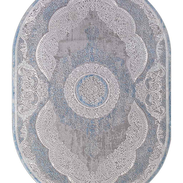 Ковер ARMINA 03880A Blue/Blue 200*290, овал