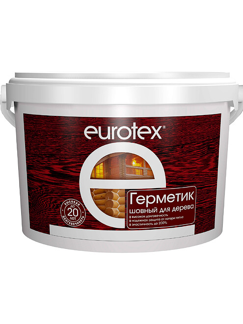 Герметик Eurotex для дерева шовный сосна, 3кг 495x660 Герметик Eurotex для дерева шовный сосна, 3кг 495x660 в Материке