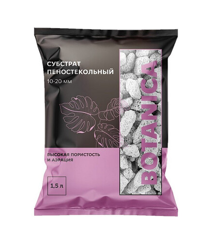 Субстрат пеностекольный Botanica фракция 10-20мм (1,5л) 438x503 в Материке - Вариант 2