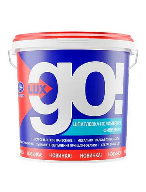 Шпатлевка Тайфун LUX GO полимерная финишная, 18кг 495x660 Шпатлевка Тайфун LUX GO полимерная финишная, 18кг 495x660 в Материке