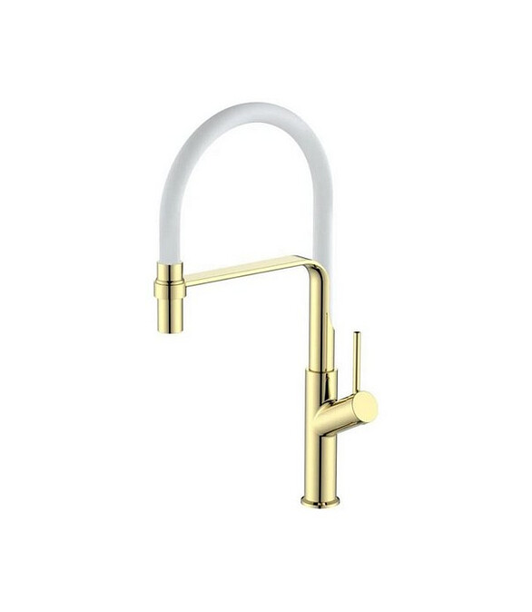Смеситель GOLD K50GW (для кухни) гибкий излив, золото-белый 586x674 Смеситель GOLD K50GW (для кухни) гибкий излив, золото-белый 586x674 в Материке