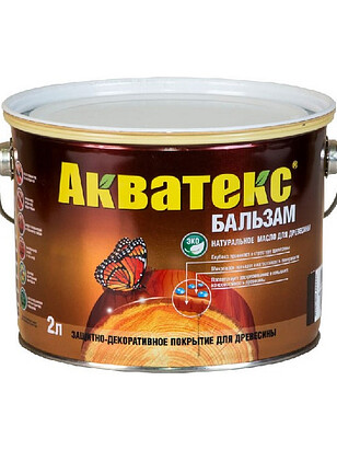 Масло для дерева Акватекс Бальзам Тик, 2,2л 238x286 в Материке