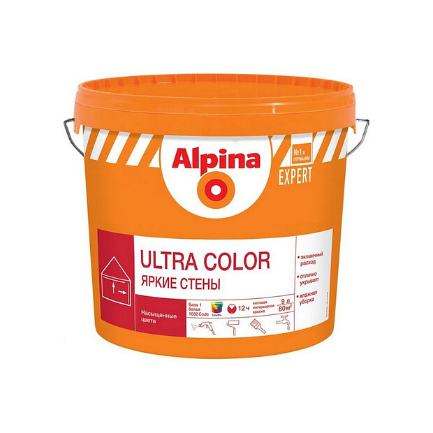 Краска Alpina EXPERT Ultra Color База1 10л