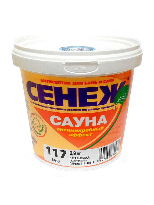 Антисептик Сенеж САУНА, 0,9кг 495x660 Антисептик Сенеж САУНА, 0,9кг 495x660 в Материке